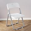 Silla Plegable Taburete Respaldo Plástico Portátil Simple Dormitorio Creativo Computadora Oficina Hogar Exterior Adulto Silla de Comedor