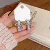 Pendientes de Tachuela Huecos en Forma de C Aguja Plateada Estilo Minimalista Coreano Pendientes Lujo Ligero Sensación de Alta Gama Sentido del Diseño del Pendiente Nicho