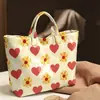 Plataforma independiente Temu nueva bolsa de mano transfronteriza impermeable PVC+lienzo para el trabajo portátil bolso de hombro bolsa de mano