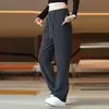Pantalones Deportivos Casuales de Punto para Hombre Primavera Otoño Sarga Otoño Invierno Deportivos Largos Holgados Rectos Caída Pantalones de Hombre Venta al por Mayor