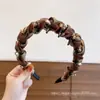 Diadema de estilo de cabello para la frente de caña alta 2026, versátil con dientes para un agarre antideslizante, diadema para lavarse la cara, colección de accesorios para el cabello para mujeres