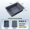 Caja de Colección de Cubiertos Barra Inferior Cesta de Recolección de Tazones Recipiente para Retirar Comida Restaurante de Vino Comedor Caja Comercial Carrito de Comida Largo Corto Cubo Colgante Recipiente de Recolección de Comida