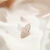 Anéis Populares Europeus e Americanos com Design Especial e Preço Promocional para Mulheres, Anéis Trendy em Ouro Rosé, Joias para Melhor Amiga, Vendas Diretas da Fábrica