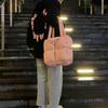 Bolso Tote Acolchado de Otoño e Invierno, Bolso Almohada Suave Relleno de Algodón Acolchado, Bolso Versátil con Cremallera para Hombro o Axila para Mujer, Bolso Suave