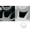 Aplicable a 17-19 Audi Nuevo A4La4b9 Volante Pegatina Negro Piano Negro Brillante Decoración de Modificación Interior de Coche