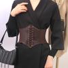 Cinto Largo Elástico Afina Cintura Oversized Decoração Feminina Vestido Simples Camisa Versátil Vedação Elástica na Cintura Peça Externa
