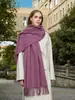 Bufanda Chal de Lana de Alta Gama Coreano Color Sólido Bufanda para Mujer Invierno Versátil Nueva Bufanda de Cachemir para Hombre Venta al por Mayor