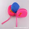 Carteira de Silicone com Laço Carteira de Silicone Porta-moedas Carteira Criativa de Silicone com Zíper e Laço