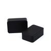 Caja de hierro plateada esmerilada negra mate puntual caja vacía naipe pequeña caja de hierro lata de hierro disco U tapa Cielo y Tierra embalaje