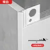 Tira de Esquina para Azulejo de Aleación de Aluminio y Pintura de Látex, Tira de Borde Metálico Invisible para Esquinas de Pared, Tira de Borde Ultradelgada