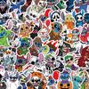 50 Pegatinas de Personajes de Anime de Halloween de Terror Stitch para Maleta Refrigerador Taza de Agua Stitch