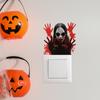 Comercio Exterior Halloween Horror Horror Sangre Mano Pegatinas de Interruptor Decoración del Hogar Pegatinas de Pared Pegatinas Venta al Por Mayor Autoadhesivo Transfronterizo