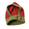 Diseño de nicho pasamontañas bufanda de invierno gorro de lana tejido integrado gorro de pullover cálido