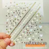Cara Cara Autoadhesivo Maquillaje Pegatina Ceja Diamante Pegatina Bola de Diamante Niños Mariposa Tul Hilo de Seda Escenario Actuación