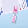 Estilo Doce Cool Y2K Pingente Chaveiro Gato Kt Borboleta Pingente de Contas DIY Estilo Desenho Animado Milênio Pingente Anti-Perda para Bolsa