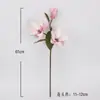 Venta Directa de Fábrica, Flores Artificiales de Magnolia de PU con Tacto Real, Flores Falsas para Ambientes de Estilo Tradicional, Decoración de Mesa de Café para el Hogar, Accesorios para Arreglos Florales