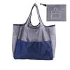 Bolsa Ecológica Transfronteriza en Stock, Bolsa de Compras Plegable Portátil, Bolsa de Almacenamiento para Supermercado, Bolsa de Hombro Grande de Tela Oxford