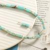 Nuevas Cuentas Redondas Agrietadas de Piedra Natural Chinoiserie Artículos para Ensartar Pulsera Colgante DIY Tendencia Nacional Accesorios de Joyería Materiales Venta al por Mayor