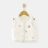 Chaleco Cálido para Bebé Otoño e Invierno Chaleco Acolchado para Bebé Chaleco Chaleco para Niños Top de Protección para el Vientre de Algodón Puro para Recién Nacido