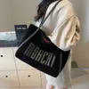 Bolso Popular Transfronterizo de Gamuza de Gran Capacidad para Mujer 2025 Nuevo Bolso Tote Retro para el Trabajo Bolso de Hombro de Gama Alta