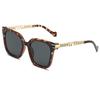 Nuevas Fotos de Calle Populares en Internet Mujeres Moda Gafas de Sol Polarizadas Marco Grande Protección Solar Protección UV Gafas de Sol Polarizadas Cara Grande Mostrando Cara Pequeña