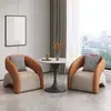 Conjunto de Mesa y Sillas de Hotel de Moda para Balcón, Conjunto de Tres Piezas para Ocio en Balcón, Área de Descanso de Salón de Belleza, Área de Recepción, Una Mesa y Dos Sillas