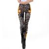 Pantalones de Halloween para mujer de gran venta en Europa y América, leggings adelgazantes elásticos de corte ajustado con estampado digital en stock