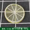 Rodaja de fruta de simulación limón rodaja de fresa mini simulación modelo de rodaja de fruta de plástico accesorios para pastel de cumpleaños