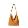 Bolso texturizado estilo perezoso de gran capacidad, bolsa de mano para ir al trabajo para niñas, bolso de un solo hombro para debajo del brazo, estilo nuevo para la escuela, bolsa de almacenamiento