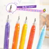 Pluma de gel con brillantina de alto color y alta apariencia para que los estudiantes resalten puntos clave, marcador de brillantina para niños, pluma de gel fluorescente