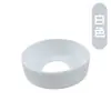 En stock 55-100 mm taza térmica base de silicona antideslizante resistente a altas temperaturas posavasos cubierta protectora cubierta inferior de silicona para taza