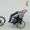 Remolque de Bicicleta Plegable de Aleación de Aluminio para Mascotas Zhongda / Cochecito Universal Dos en Uno Paseo al Aire Libre Mascotas
