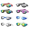 Gafas de Natación para Adultos al por Mayor Fabricante Gafas de Natación Profesionales de Competición Silicona Pura Ajustables Coloridas con Recubrimiento Impermeables y Antivaho