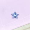Mais Fácil para Combinar Liga Metálica Full Diamond Estrela de Cinco Pontas Strass Acessórios de Metal DIY Acessórios de Cabelo Capa de Celular Buraco Acessórios para Calçados