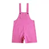 Conjunto de Macacão Curto para Performance Infantil Meninos Meninas Calça Colorida com Suspensório Foto de Formatura Dopamina Metabo