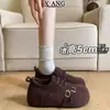 Hebilla de Cinturón Estilo Vintage Piel Genuina Suela Gruesa Oculta para Aumentar Altura Zapatos Pequeños de Cuero Birkenstock para Mujer Zapatos Mary Jane con Cordones Planos Mocasines