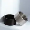 Moda Personalizada Europea y Americana 2026 Anillo Abierto de Acero de Titanio con Superficie de Arena Ultra Ancho de 12 mm Anillos de Pareja Regalo Fuente de Dropshipping