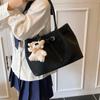 Bolso Tote Portátil de Nicho de Gran Capacidad para Mujer 2025 Nueva Moda Versátil Textura de Alta Gama Bolso de Hombro Cruzado