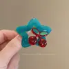 Presilha de cabelo flor de acetato simples e elegante para mulheres, novo modelo 2026, presilha para a parte de trás da cabeça, grampo para meio rabo de cavalo, presilha de tubarão