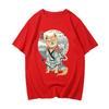 Camiseta Samurai Shiba Inu Estampa Roupas Masculinas Camiseta Gráfica t Shi