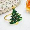 Porta Servilletas Navideños de Árbol de Navidad de Venta Caliente Transfronteriza, Varios Tipos de Porta Servilletas de Árbol de Navidad, Anillos para Servilletas, Anillos de Tela, Venta al por Mayor de Fabricantes