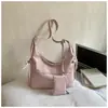 Bolsa Tote Grande Capacidade Bolsa de Ombro Feminina 2026 Nova Moda Versátil Simples Bolsa de Ombro Design de Nicho Bolsa Transversal