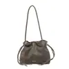 Bolso casual elegante de moda popular estilo coreano, nuevo bolso de hombro de moda otoño 2026, bolso tipo cubo de alto valor