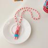 Collar infantil de princesa de cristal para niña pequeña, conjunto de pulsera y joyería luminosa de moda para niña pequeña, juguetes de joyería