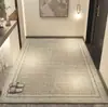Tapete de Veludo Belga para Porta de Entrada Tapete para Porta de Entrada Casa Leve Luxo Tapete de Porta de Alta Qualidade Entrada de Porta Tapete Antiderrapante para Pés