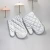 Guantes de aislamiento térmico para horno microondas para hornear a alta temperatura, antiquemaduras, anti calor, para el hogar, cocina, cacerola, horno, guantes gruesos al por mayor