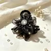 Pinza para Moño Completa de Diamantes Coreana para Mujer Parte Trasera de la Cabeza Elegante Pasador Herramienta de Peinado Pinza Accesorio para el Cabello Malla Girasol