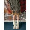 Zapatos Boken de Plataforma de Suela Gruesa Botas Cálidas 2025 Invierno Nuevos Botas de Nieve Acolchadas de Terciopelo para Aumentar la Altura para Mujeres