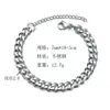 Pulseira de Moagem Hexagonal de Aço Inoxidável Venda Quente Transfronteiriça Moda Masculina Simples Pulseira Cubana Atacado Cubana