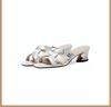 Sandalias de Verano Nuevo Estilo con Agujeros y Tacón Grueso Boca de Pez, Pantuflas de Moda Estilo Coreano, Zapatos de Mujer de Comercio Exterior, Tacones Planos, Ligeros y Ligeros